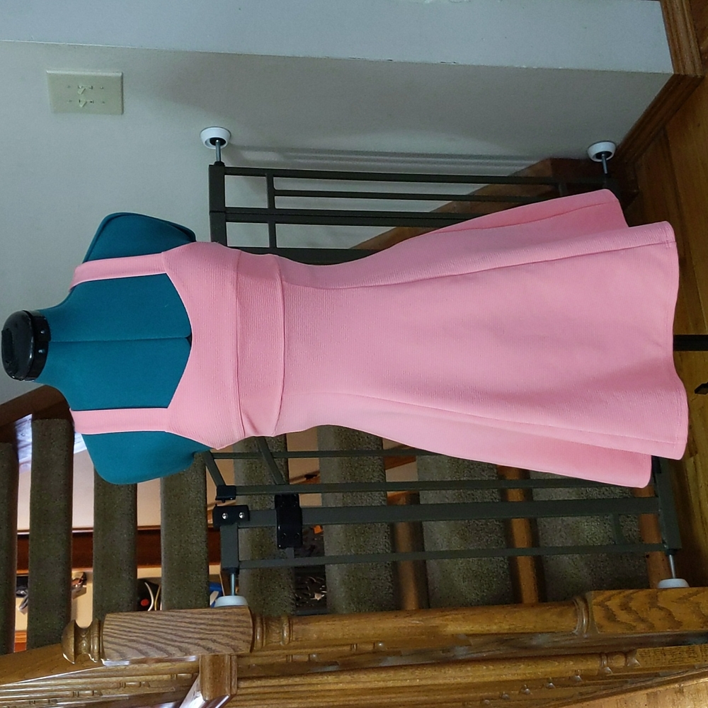 Peach racerback sundress